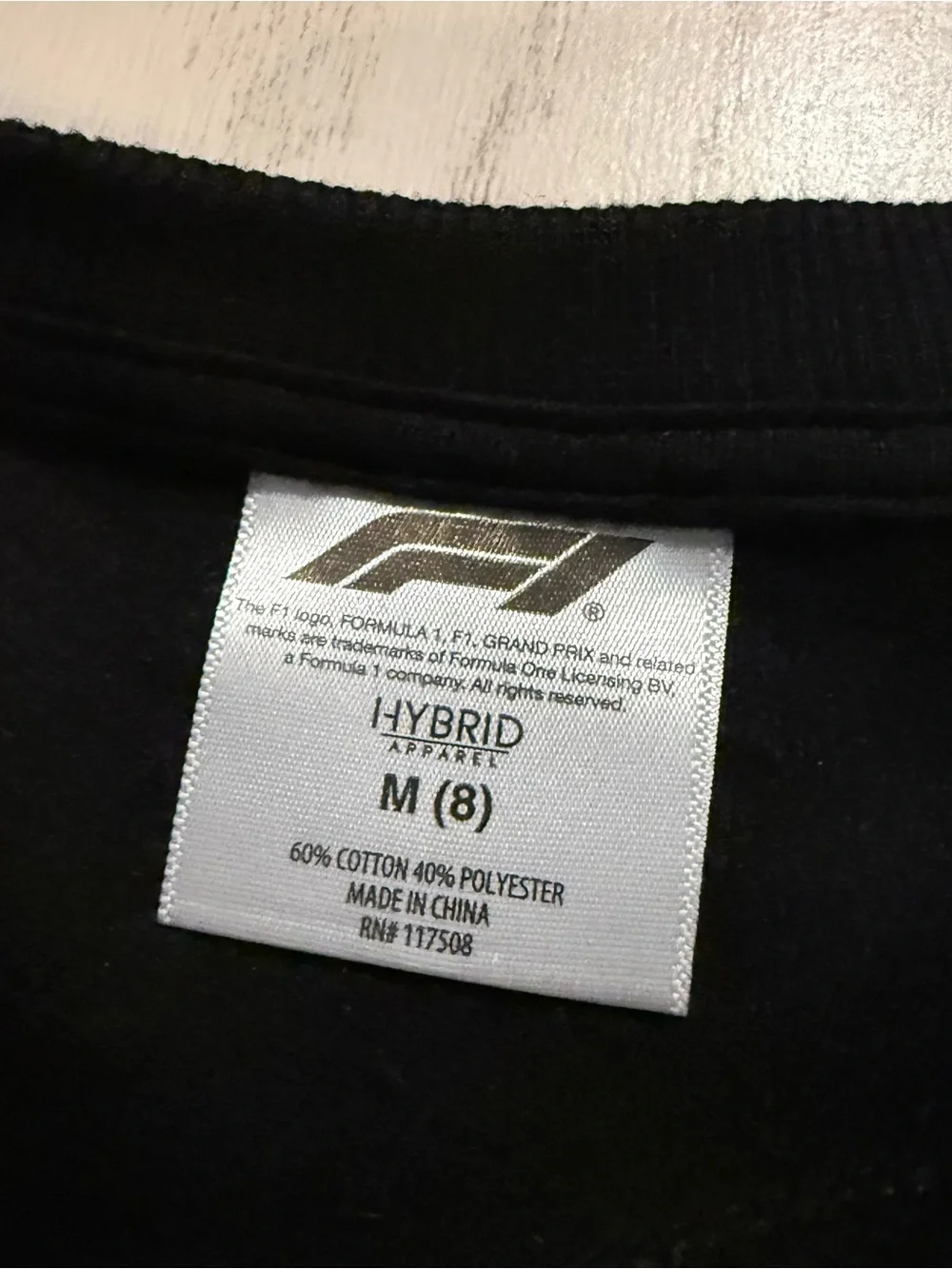 Formula 1 Boys 8 F1 Race Car Racing Graphic Colorblock Sweatshirt NWT